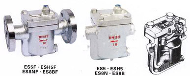 ES5(8,10)型鐘形浮子式倒吊桶式(CS15H)疏水閥 結(jié)構(gòu)圖